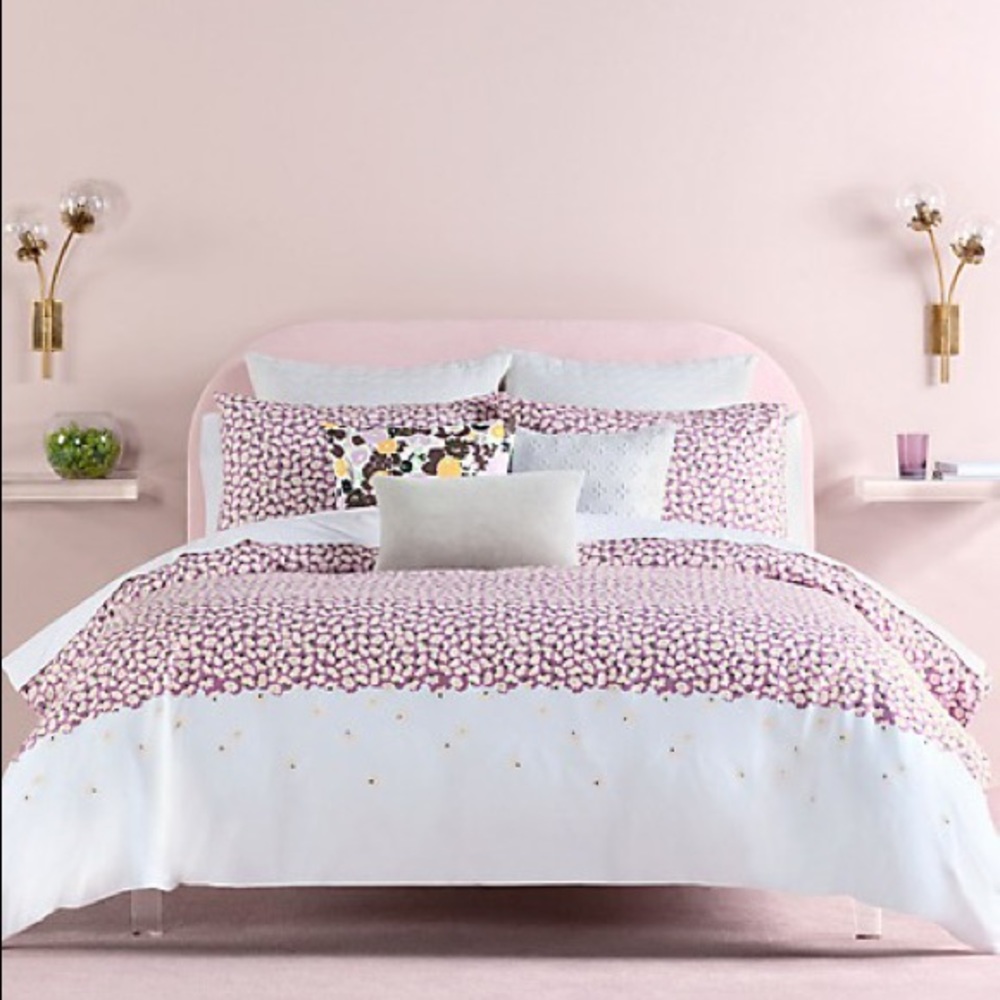 NWT Gorgeous Kate Spade Carnation Duvet + Sham (King) - Spring is Here!!